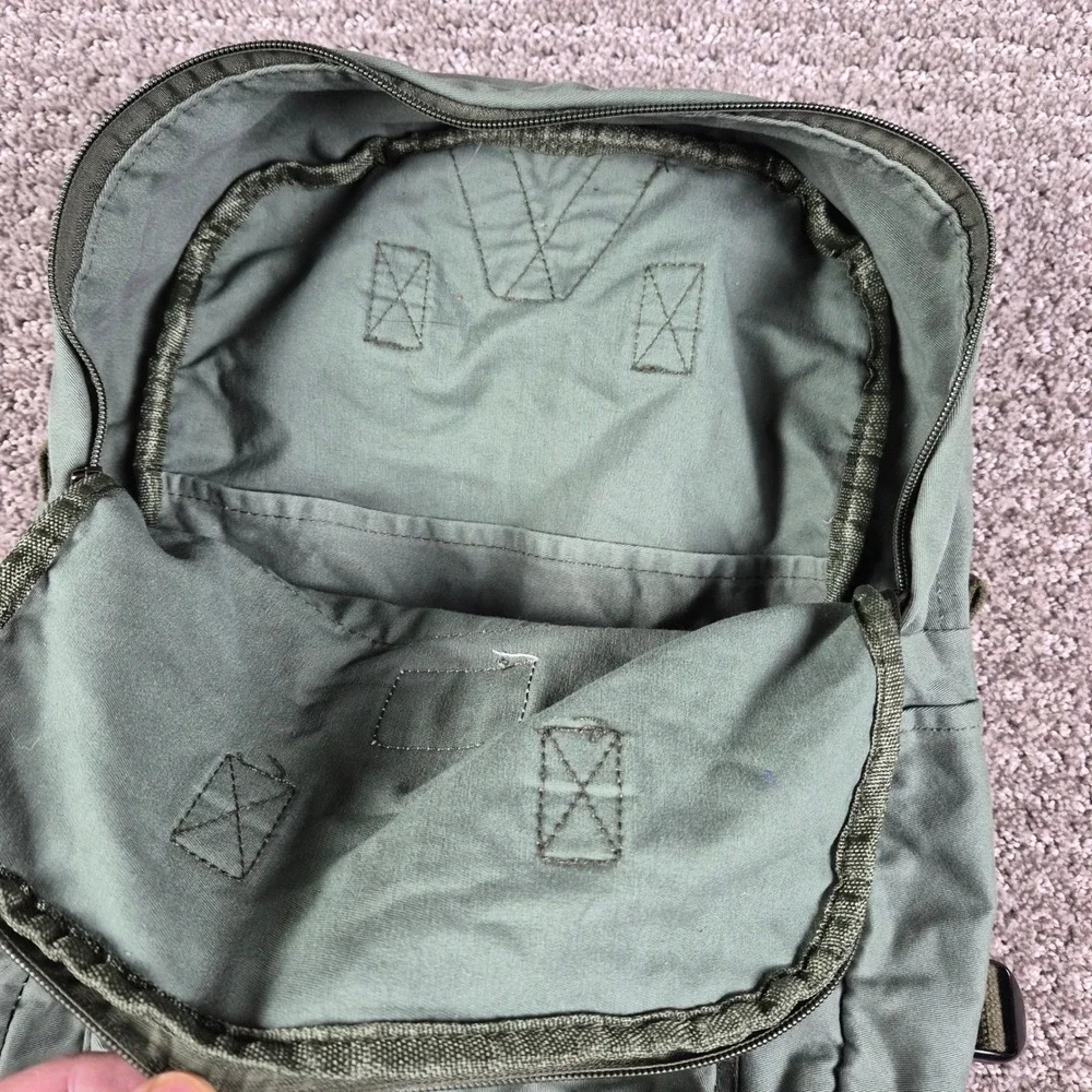 Doughnut Backpack Sage Green Canvas Outdoor Adventure Utility Gorpcore Mini